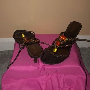 Jeweled sandals